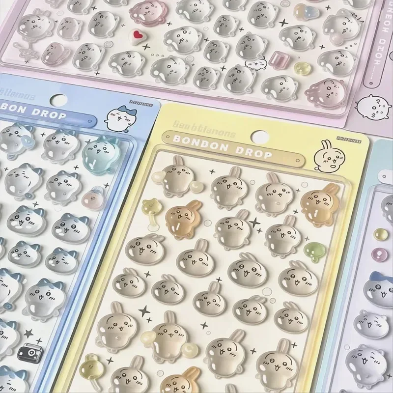 Nail Art - 치이카와 3D 입체 크리스탈 에폭시 스티커,