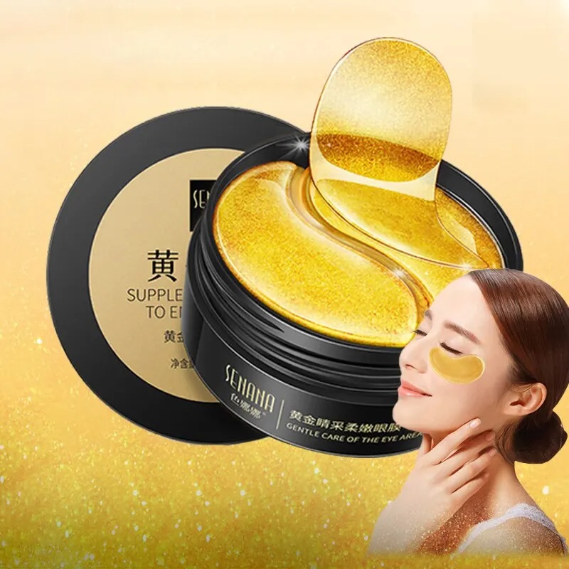 Collagen Under Eye Patches - 골든 모이스처라이징 아이 마스크, 눈 피로