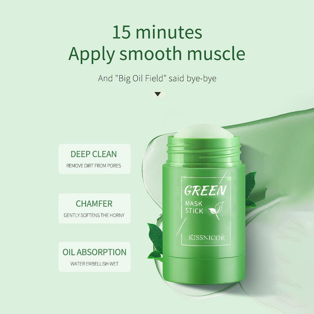 1/5PCS 녹차 클렌징 마스크 스틱 딥 클렌징, 오일 - Green Tea Cleansing Clay Mask 리뷰 및 가격